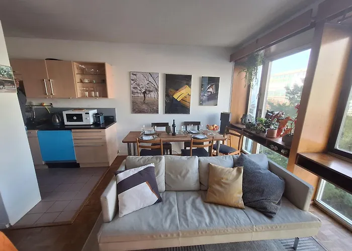 Montparnasse, Central, Comfortable, View, Ac Appartement